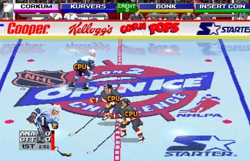 2 On 2 Open Ice Challenge (rev 1.21) screen shot game playing